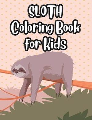 Sloth Coloring Book For Kids