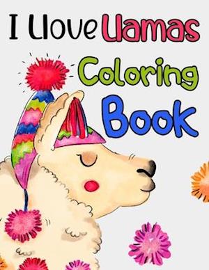 I Llove Llamas Coloring Book