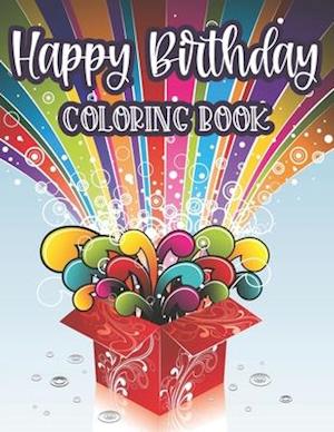 Happy Birthday Coloring Book