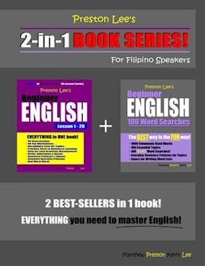 Preston Lee's 2-in-1 Book Series! Beginner English Lesson 1 - 20 & Beginner English 100 Word Searches For Filipino Speakers