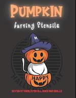 Pumpkin Carving Stencils: 50 Fun Stencils For All Ages and Skills (Halloween Crafts) 