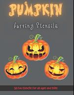 Pumpkin Carving Stencils: 50 Fun Stencils For All Ages and Skills (Halloween Crafts) 