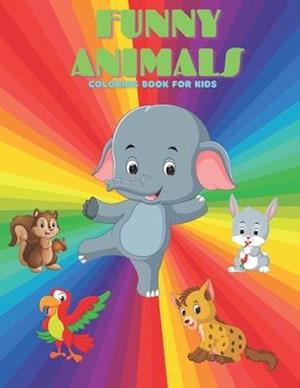 FUNNY ANIMALS - Coloring Book For Kids