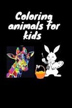 Coloring animals for kids