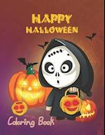 Happy Halloween Coloring Book