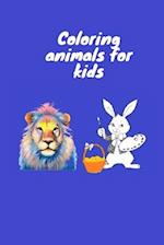 Coloring animals for kids