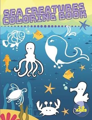 Sea Creatures Coloring Book