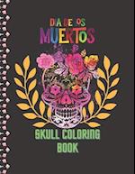 Dia De Los Muertos Skull Coloring Book