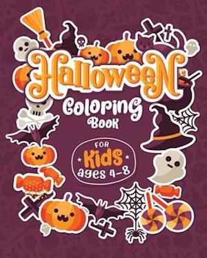 HALLOWEEN COLORING BOOKS FOR KIDS ages 4-8