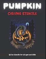 Pumpkin Carving Stencils: 50 Fun Stencils For All Ages and Skills (Halloween Crafts) 