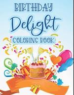 Birthday Delight Coloring Book