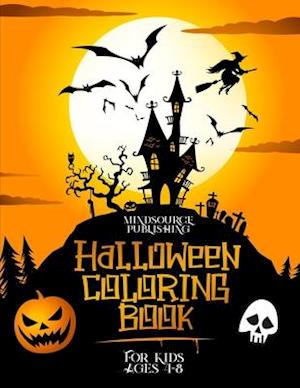 Halloween Coloring Book For Kids Ages 4-8