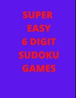 Super Easy 6 Digit Sudoku Games