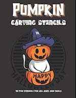 Pumpkin Carving Stencils: 50 Fun Stencils For All Ages and Skills (Halloween Crafts) 