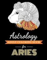 Astrology Adult Coloring Book for Aries