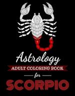 Astrology Adult Coloring Book for Scorpio