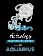 Astrology Adult Coloring Book for Aquarius