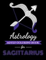 Astrology Adult Coloring Book for Sagittarius