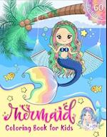 Mermaid Coloring Book for Kids