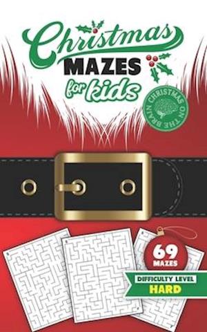 Christmas Mazes for Kids 69 Mazes Difficulty Level Hard