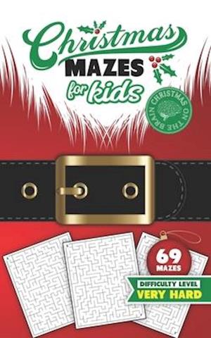 Christmas Mazes for Kids 69 Mazes Difficulty Level Very Hard