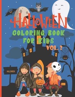 Halloween Coloring Book For Kids Vol.2