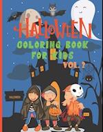 Halloween Coloring Book For Kids Vol.2