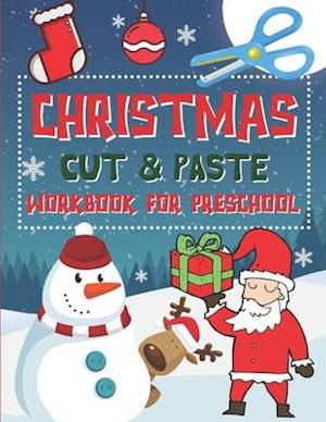 Christmas Cut & Paste Workbook for Preschool