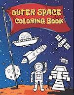 Outer Space Coloring Book: Educational Coloring Book for Kids Ages 4-12 | Filled with Planets, Astronauts, Space Ships, Rockets and more 
