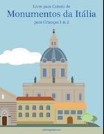 Livro para Colorir de Monumentos da Itália para Crianças 1 & 2
