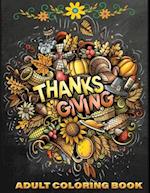 Thanksgiving adult coloring book