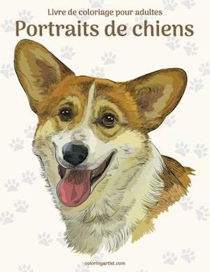 Livre de coloriage pour adultes Portraits de chiens