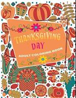 thanksgiving day adult coloring book