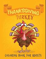 thanksgiving turkey coloring book for adults