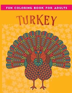 fun coloring book for adults turkey