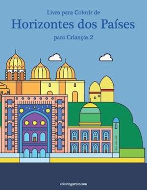 Livro para Colorir de Horizontes dos Países para Crianças 2