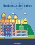 Livro para Colorir de Horizontes dos Países para Crianças 2