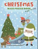 Christmas Maze Puzzle Book for Kids