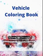 Vehicle Coloring Book