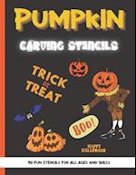 Pumpkin Carving Stencils: 50 Fun Stencils For All Ages and Skills (Halloween Crafts) 