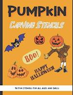 Pumpkin Carving Stencils: 50 Fun Stencils For All Ages and Skills (Halloween Crafts) 