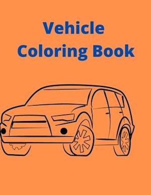 Vehicle Coloring Book