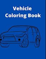 Vehicle Coloring Book