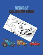 Vehicle Coloring Book