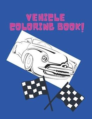 Vehicle Coloring Book