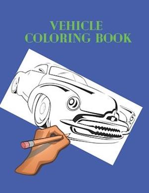 Vehicle Coloring Book