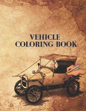 Vehicle Coloring Book