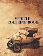 Vehicle Coloring Book