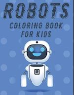 Robots Coloring Book For Kids