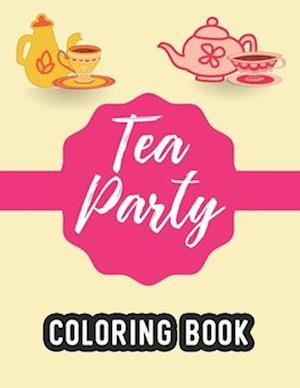 Tea Party Coloring Book